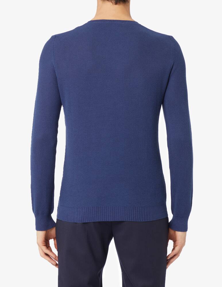 Ferrante Maglia girocollo nido d ape cotone f12 - immagine 3 Ferrante Maglia girocollo nido d ape cotone f12 - immagine 3