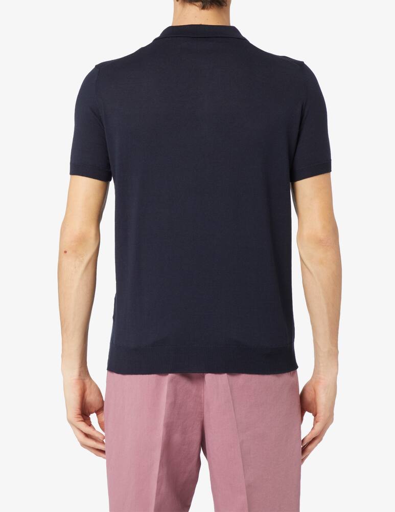 rinascente Ferrante F14 cotton and silk polo shirt