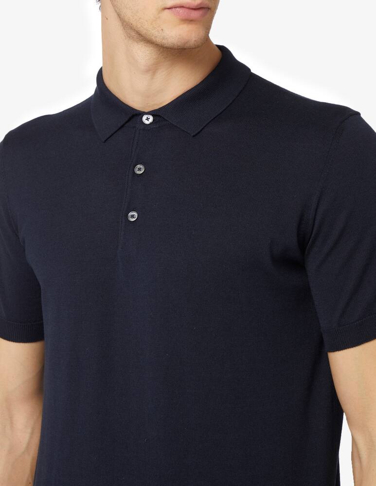 rinascente Ferrante F14 cotton and silk polo shirt