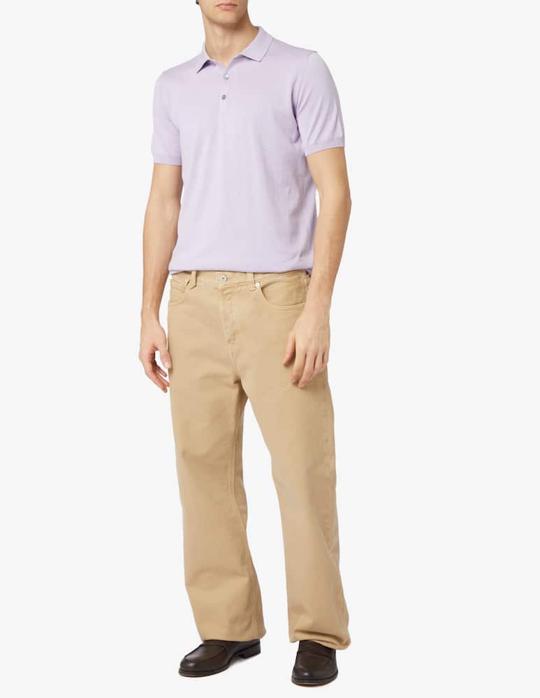 rinascente Ferrante Polo cotone e seta f14