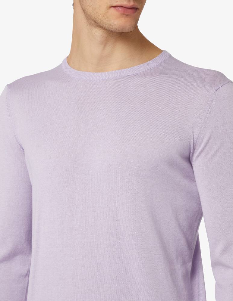 rinascente Ferrante F14 cotton and silk crewneck jumper