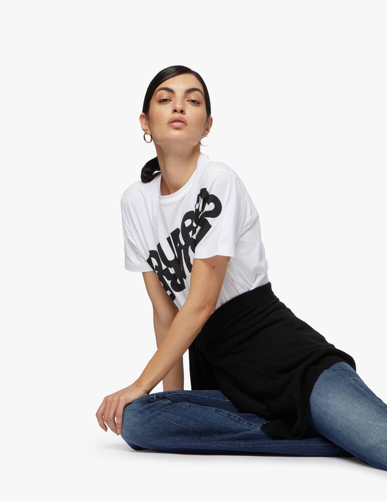 rinascente Dsquared2 T-shirt con logo girocollo in cotone 