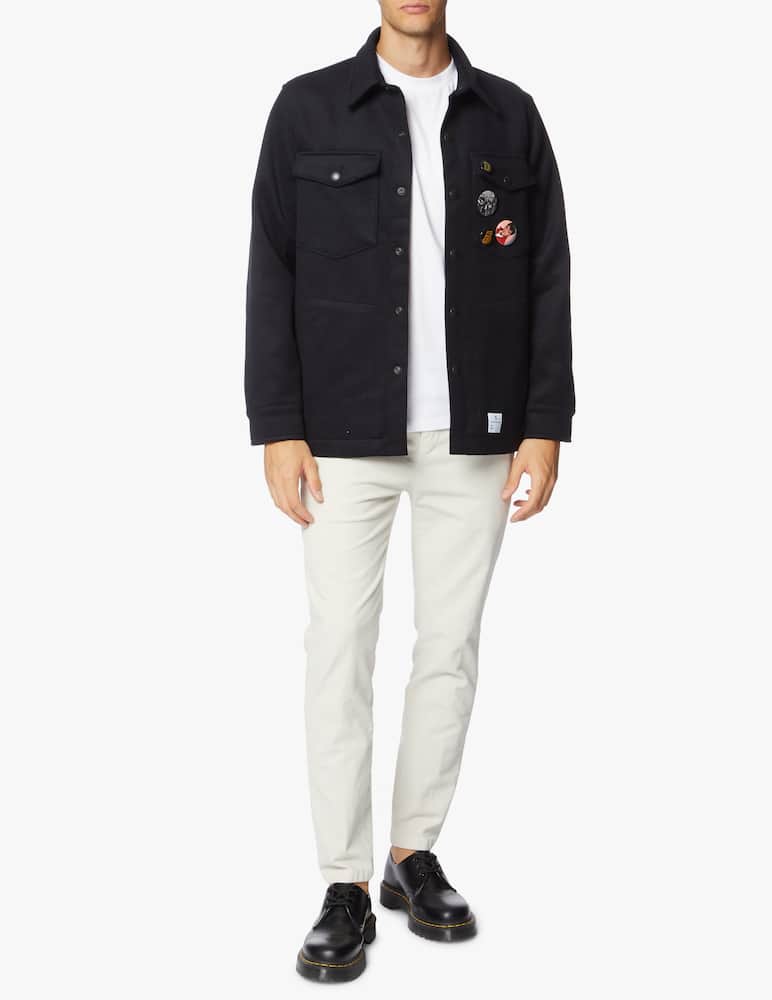 rinascente Department 5 Giacca camicia in panno di lana color