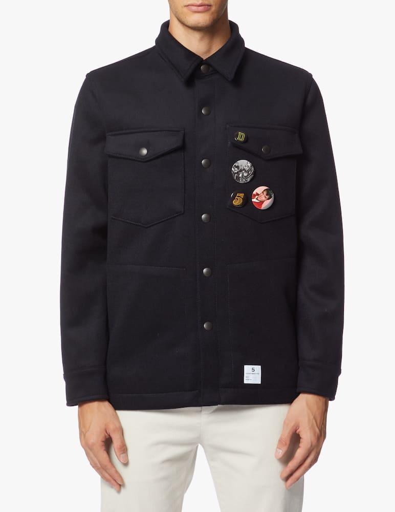 Department 5 Wool cloth shirt-jacket color - picture 4 Department 5 Wool cloth shirt-jacket color - picture 4