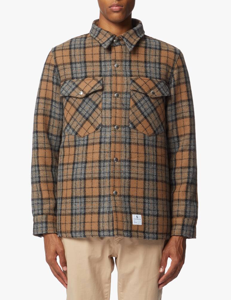 rinascente Department 5 Giacca camicia in lana check color