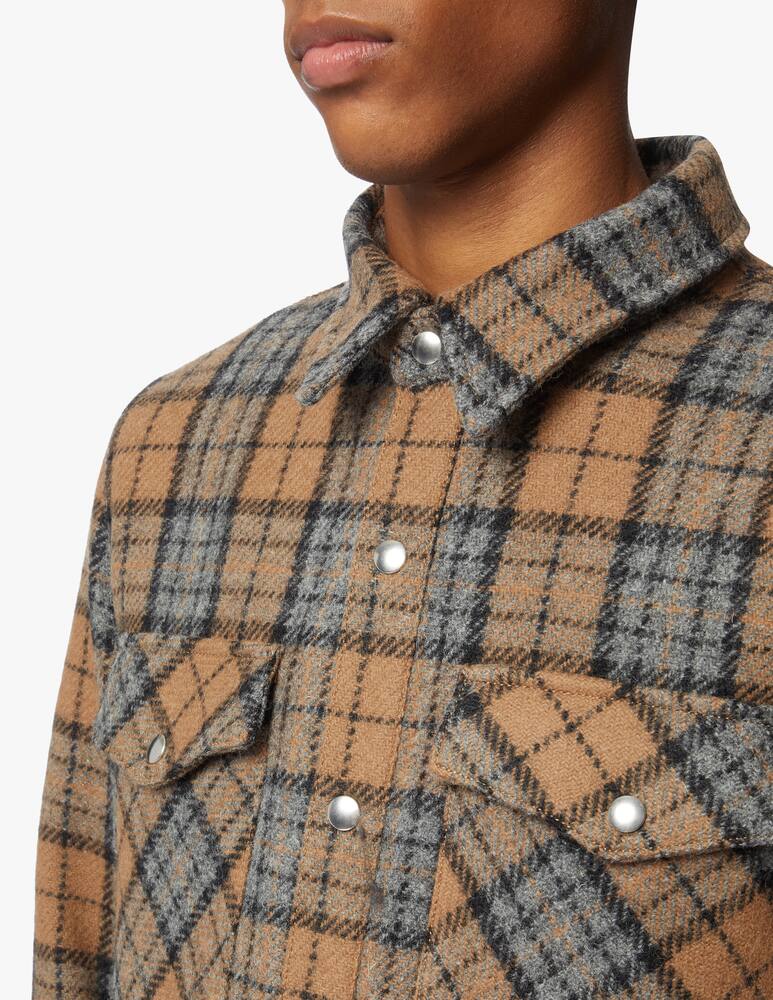 rinascente Department 5 Giacca camicia in lana check color