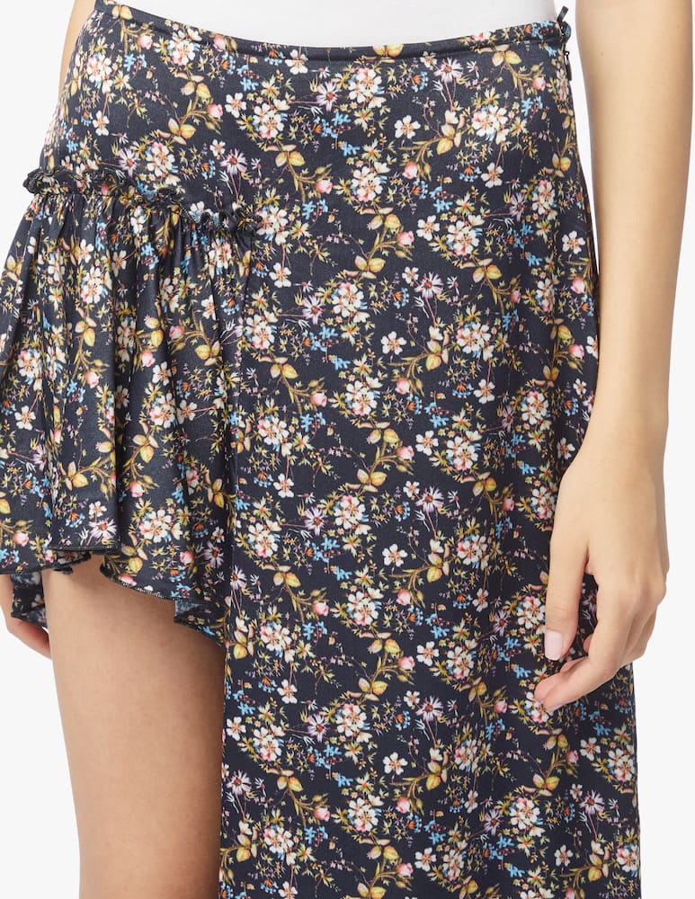 rinascente Wandering Satin printed skirt