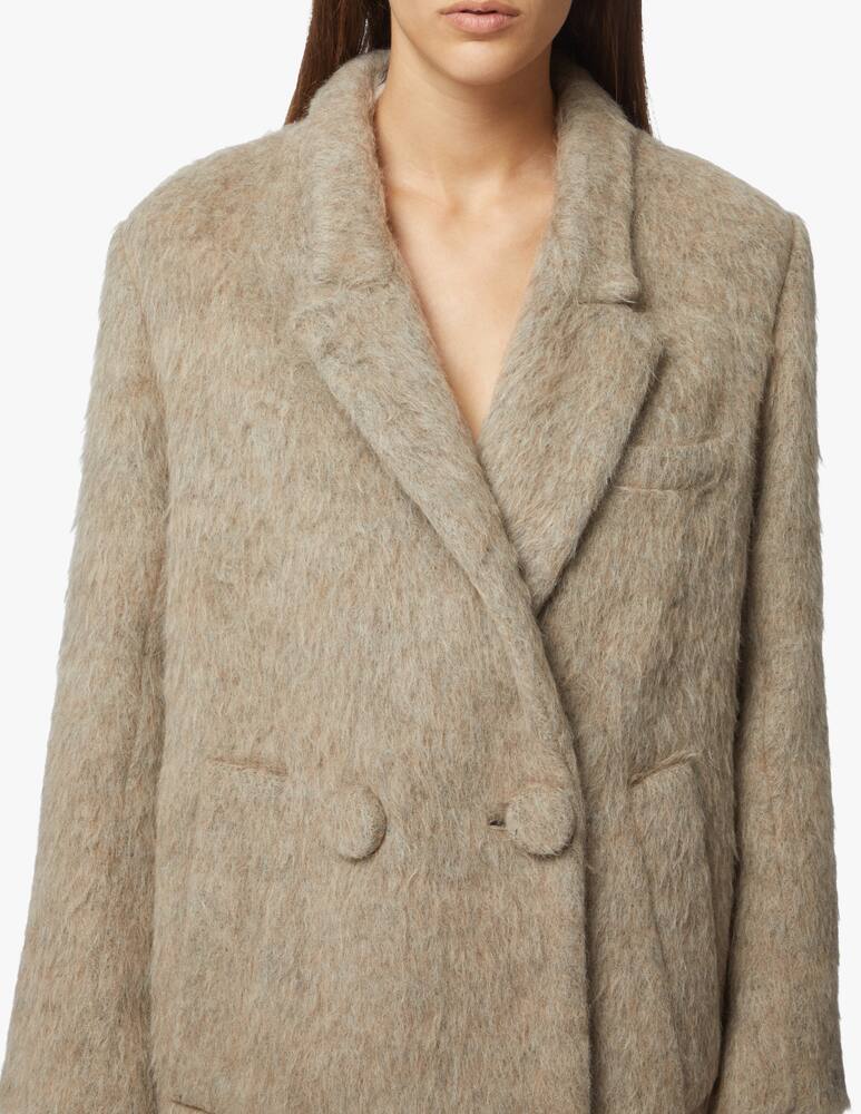 rinascente TELA Wool blend coat Guarana Mel