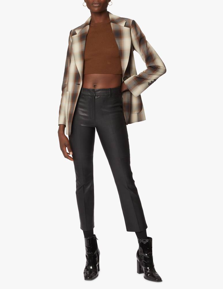 rinascente TELA Pantaloni di pelle a sigaretta Tag