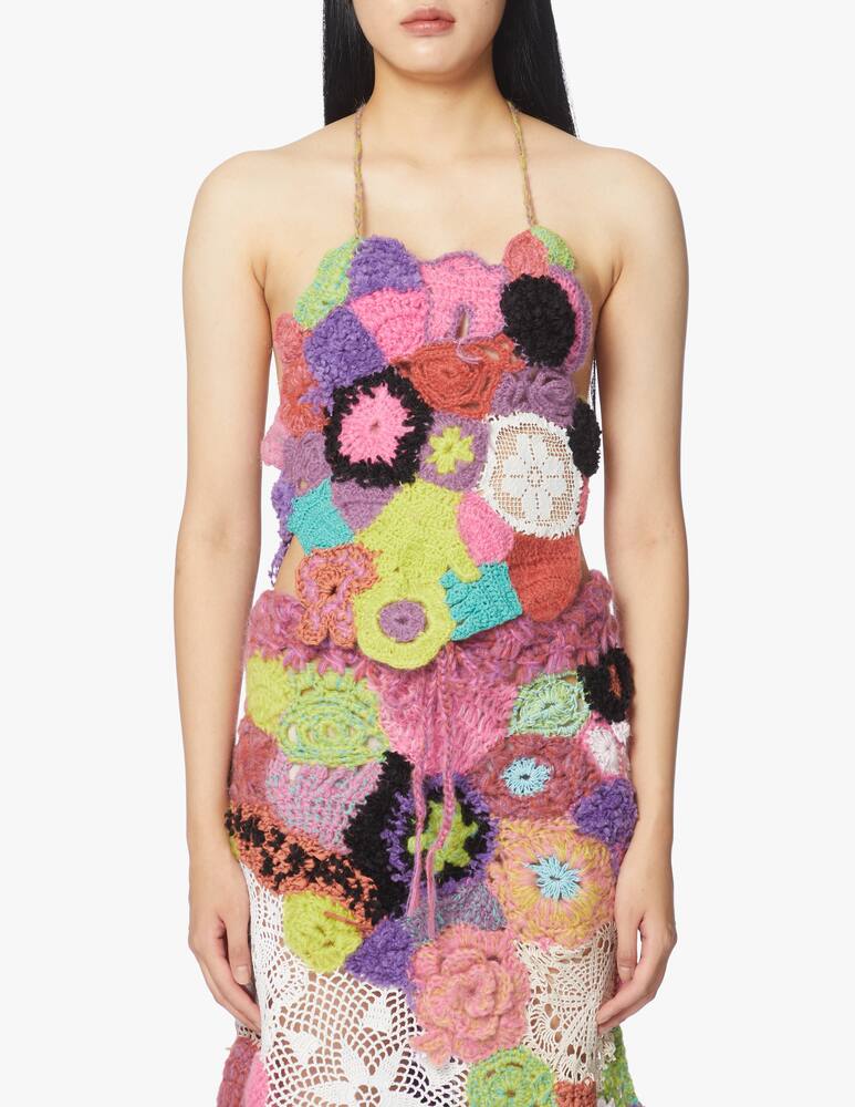Marco Rambaldi Cotton blend crochet top - picture 4 Marco Rambaldi Cotton blend crochet top - picture 4