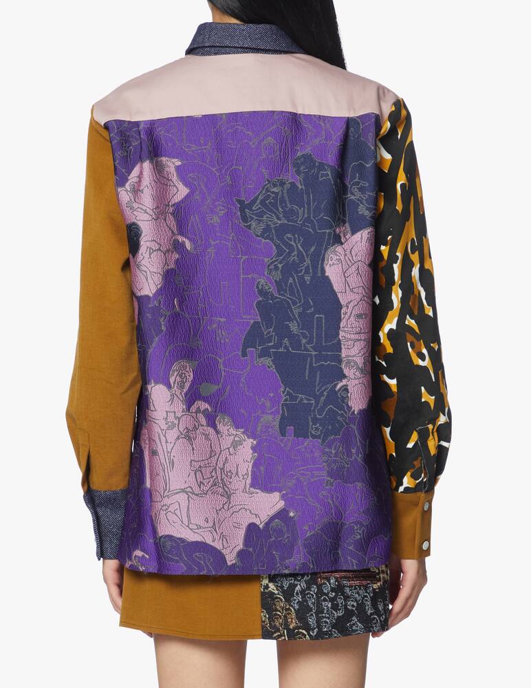 rinascente Marco Rambaldi Cotton blend patch shirt