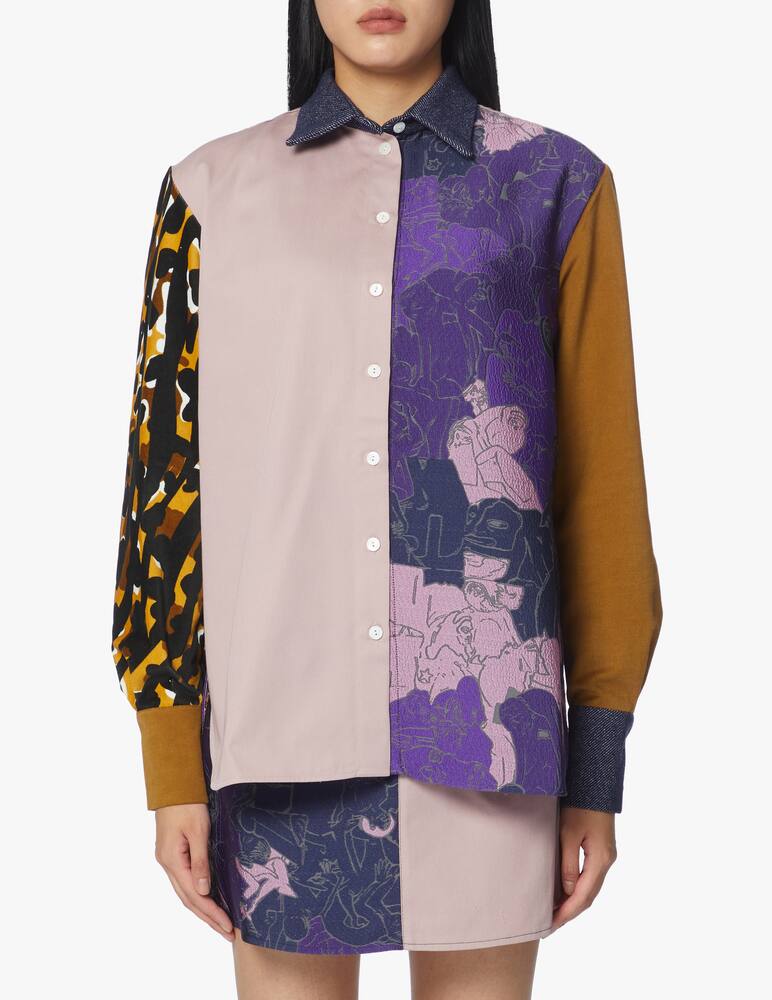 rinascente Marco Rambaldi Cotton blend patch shirt