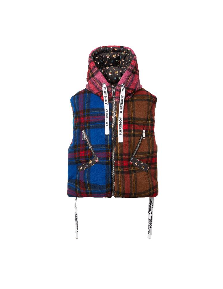 rinascente Khrisjoy Puffer check pile vest