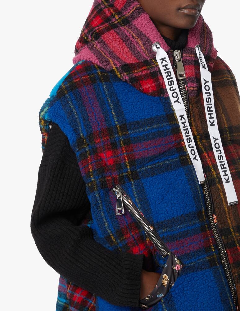 rinascente Khrisjoy Puffer check pile vest