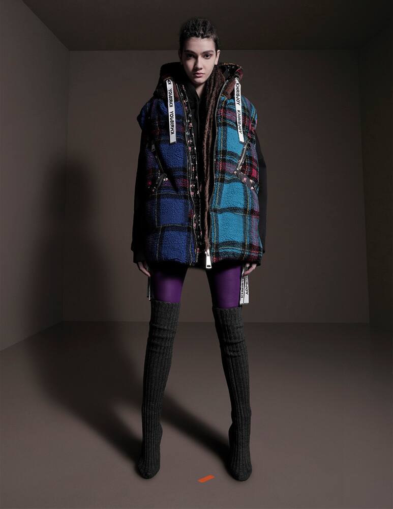 rinascente Khrisjoy Puffer check pile vest