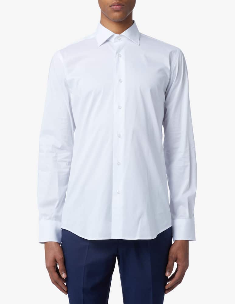 Sartoria Italiana Popeline stretch shirt - picture 1 Sartoria Italiana Popeline stretch shirt - picture 1