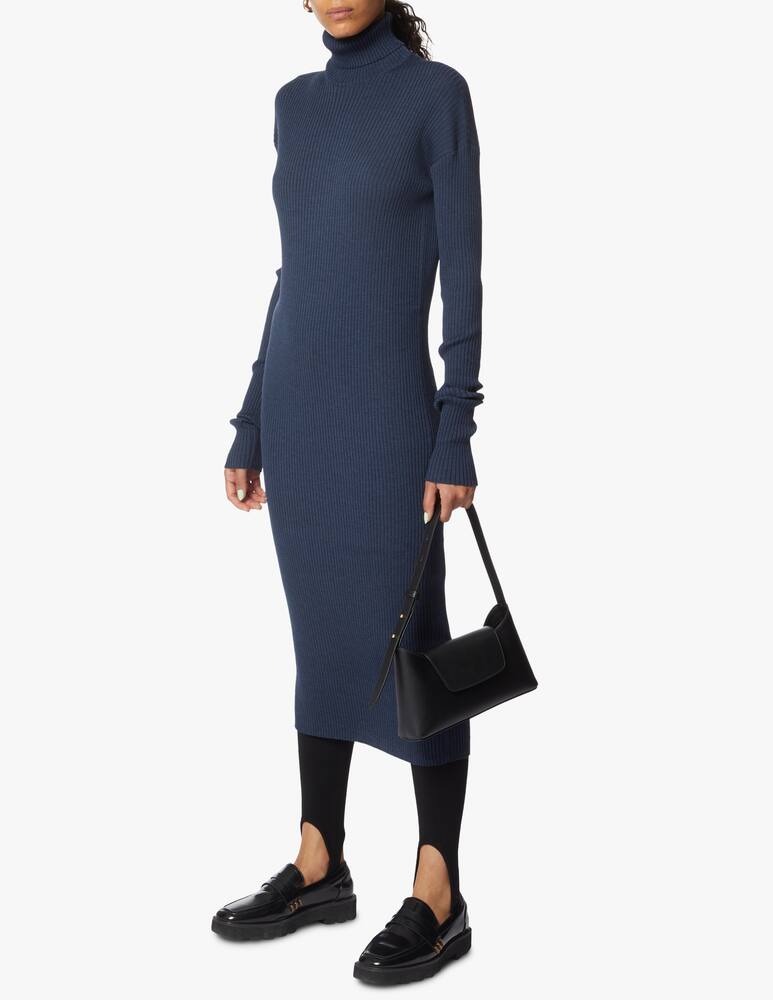 rinascente MRZ Simona Marziali Wool ribbed midi dress 