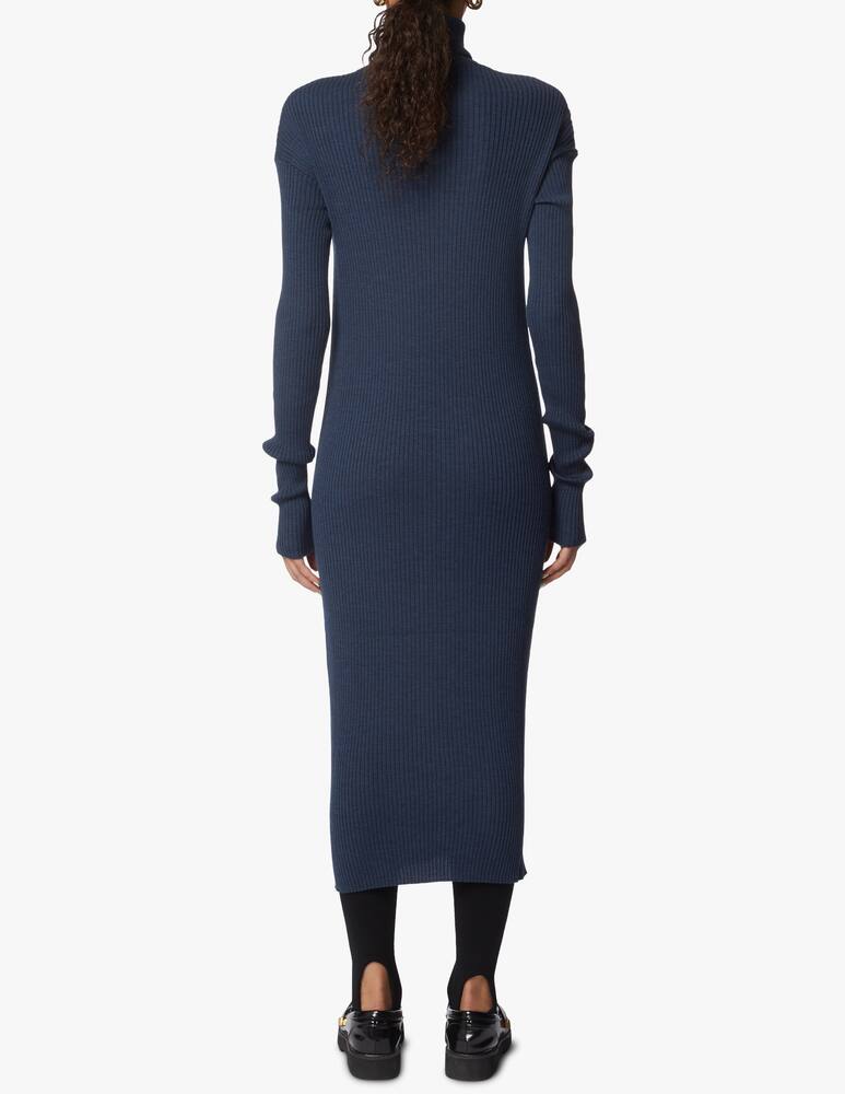 rinascente MRZ Simona Marziali Wool ribbed midi dress 