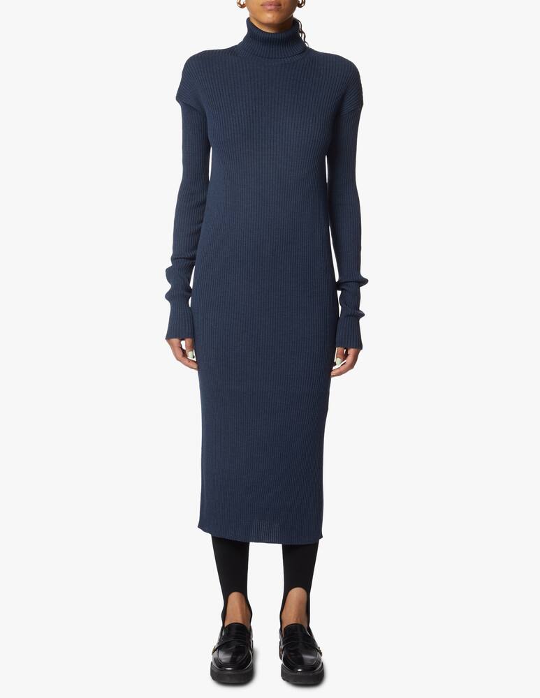 rinascente MRZ Simona Marziali Wool ribbed midi dress 