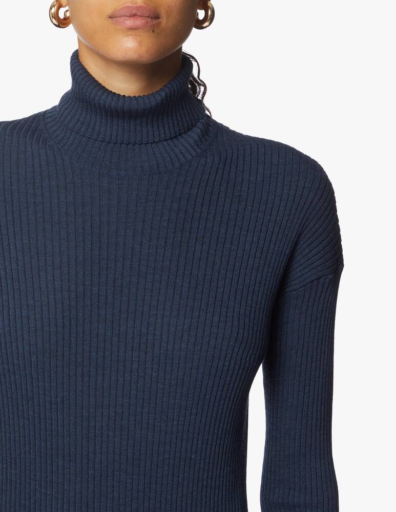 rinascente MRZ Simona Marziali Wool ribbed midi dress 