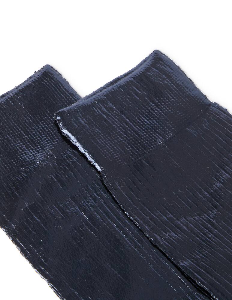 rinascente Maria La Rosa One Ribbed Laminated socks