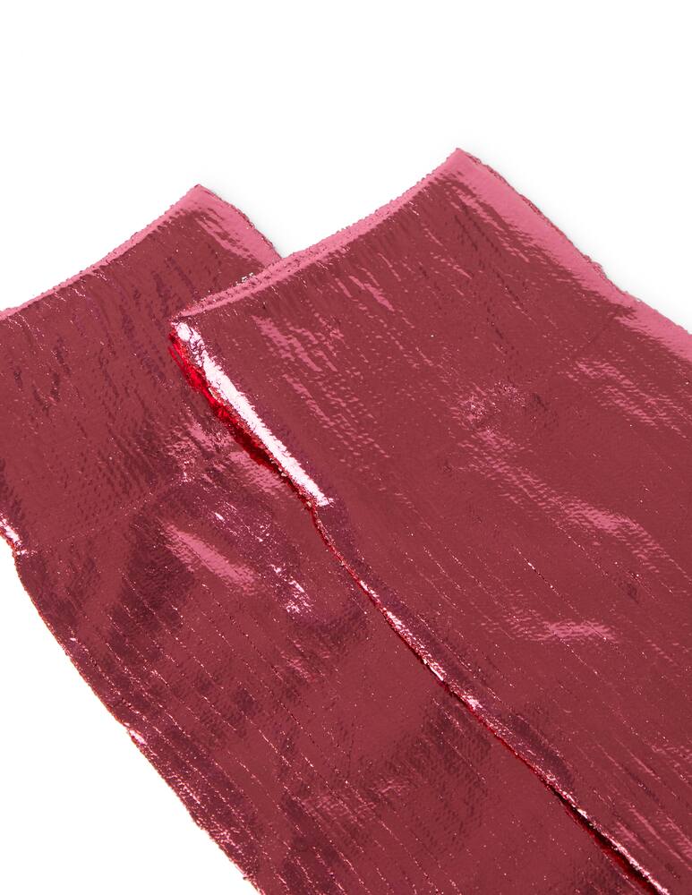 rinascente Maria La Rosa One Ribbed Laminated socks