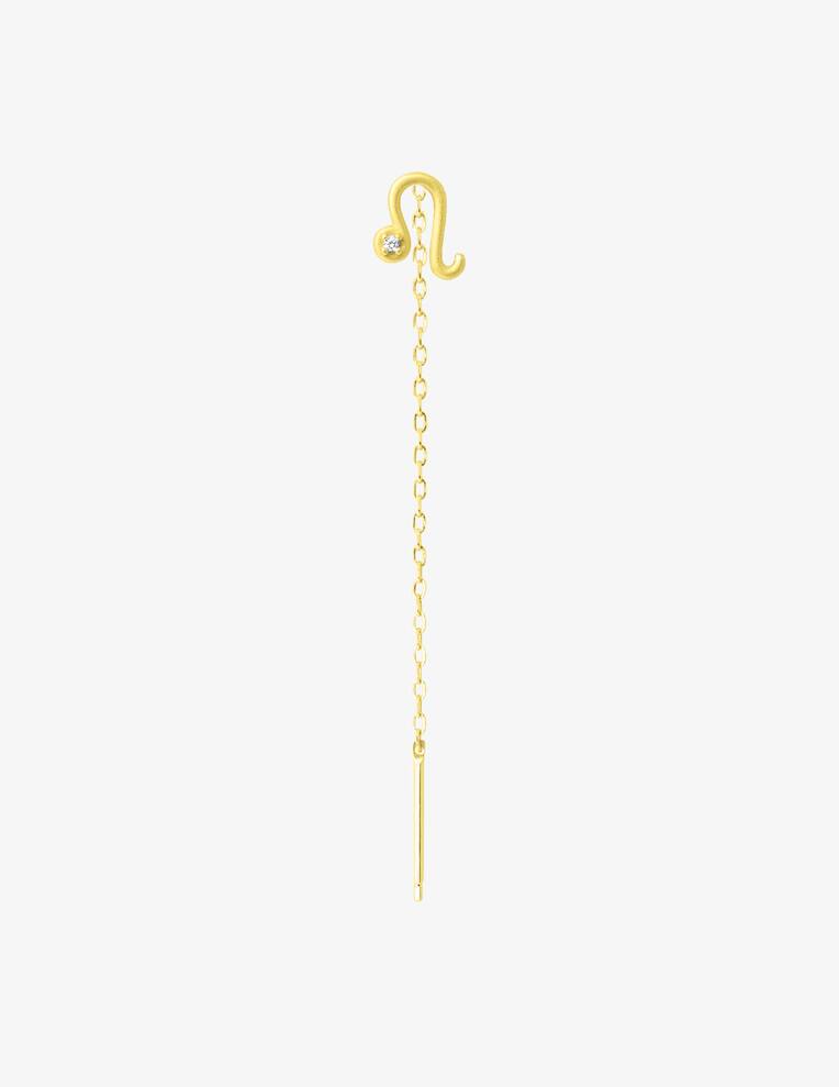 Orecchini A Leone In Acciaio Inox Oro – Unisex, Gioielli Animali, Regalo San Valentino