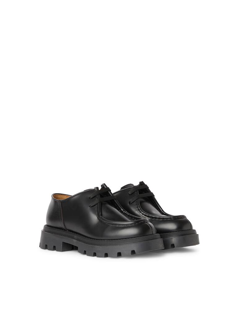 rinascente Gallucci Boys round-toe leather shoes