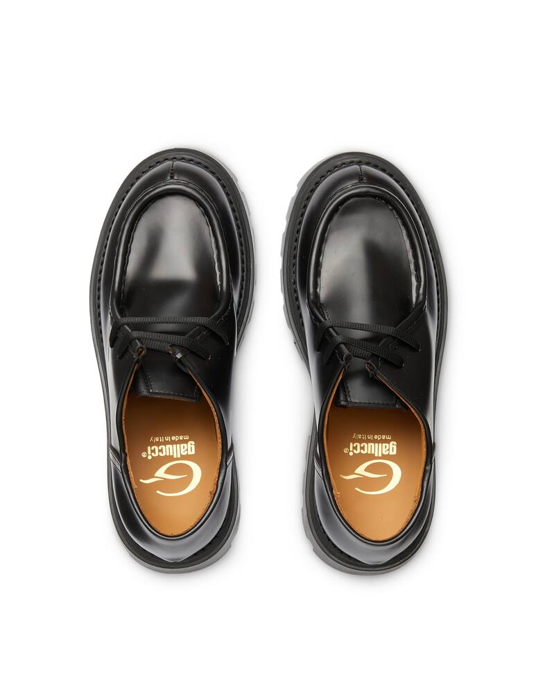 rinascente Gallucci Boys round-toe leather shoes