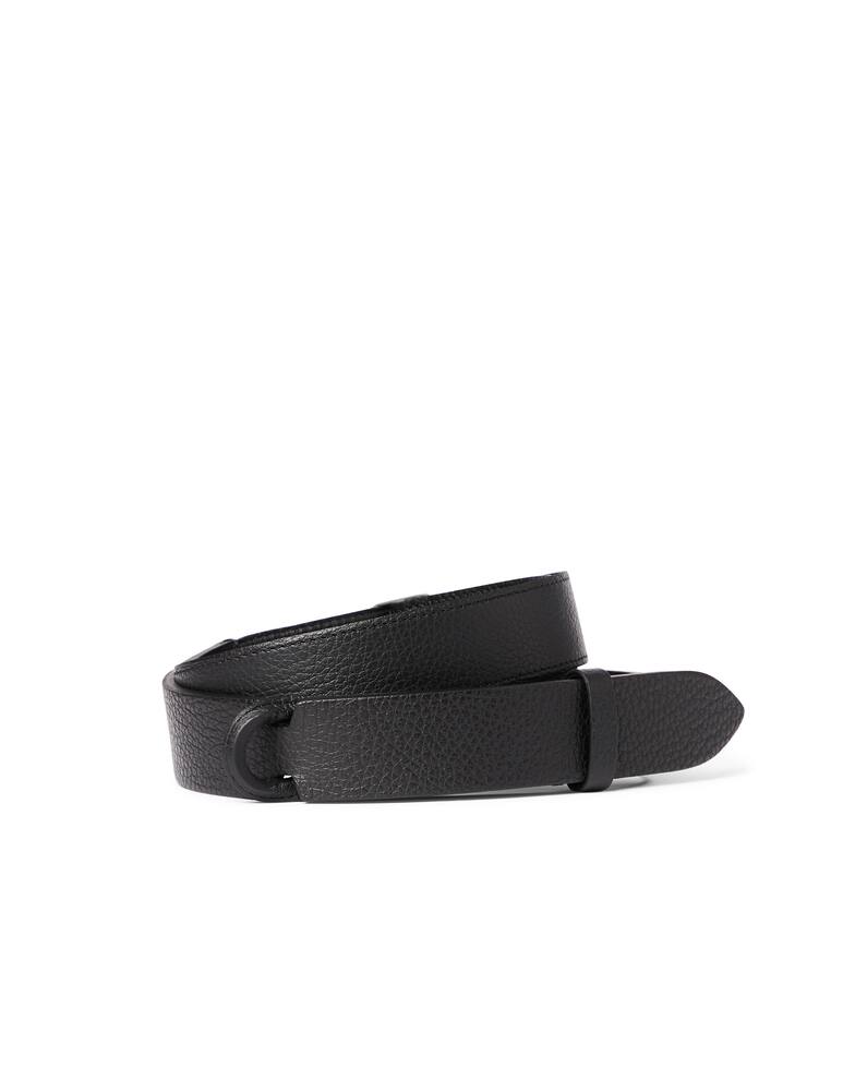 rinascente Orciani Cintura Nobuckle Micron in pelle - nero