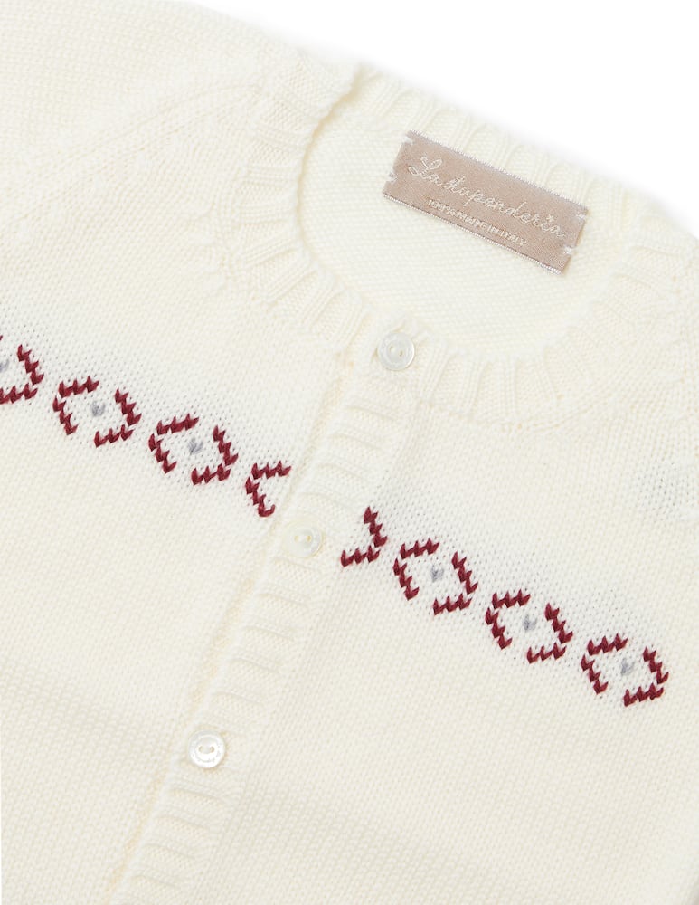 La Stupenderia Camicia coreana con doppia greca in lana - immagine 2 La Stupenderia Camicia coreana con doppia greca in lana - immagine 2