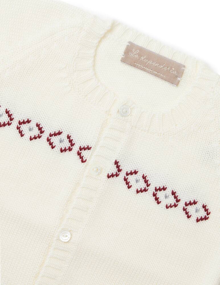 rinascente La Stupenderia Camicia coreana con doppia greca in lana