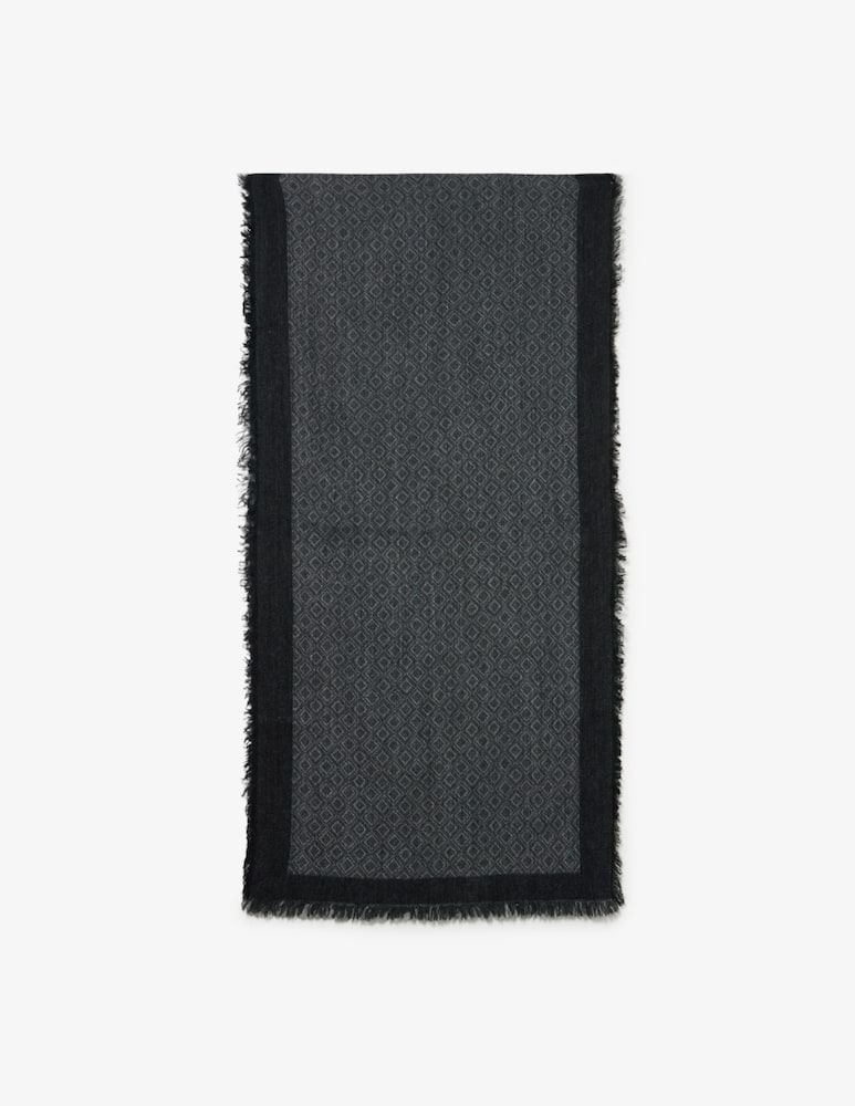 rinascente Pure Cashmere Sciarpa Cars jacquard 58X180