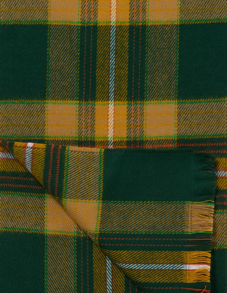 rinascente Pure Cashmere Sciarpa a quadri Slibi 27X200