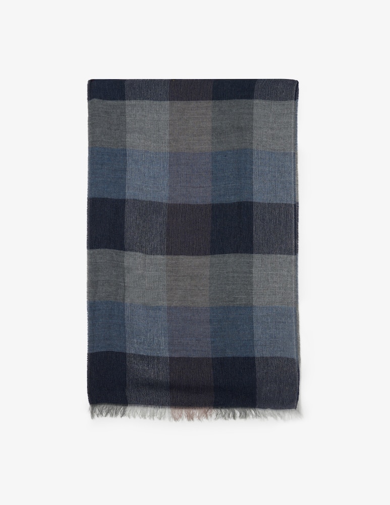 rinascente Pure Cashmere Sciarpa a quadri Delbert 60X190