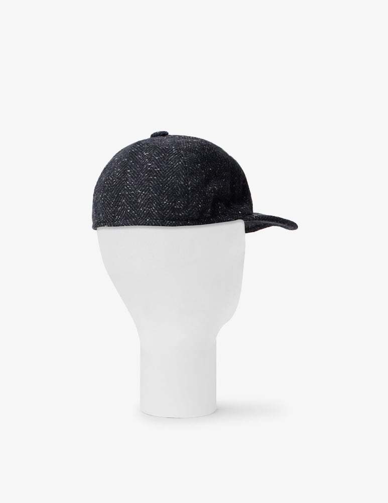 rinascente Pure Cashmere textured baseball cap