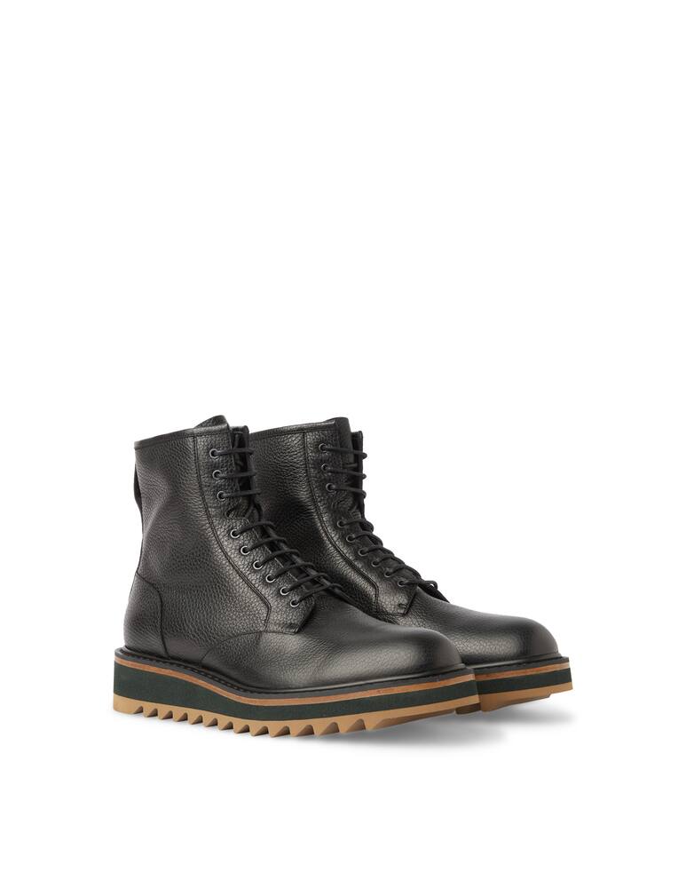 rinascente Dries Van Noten Laced leather boot