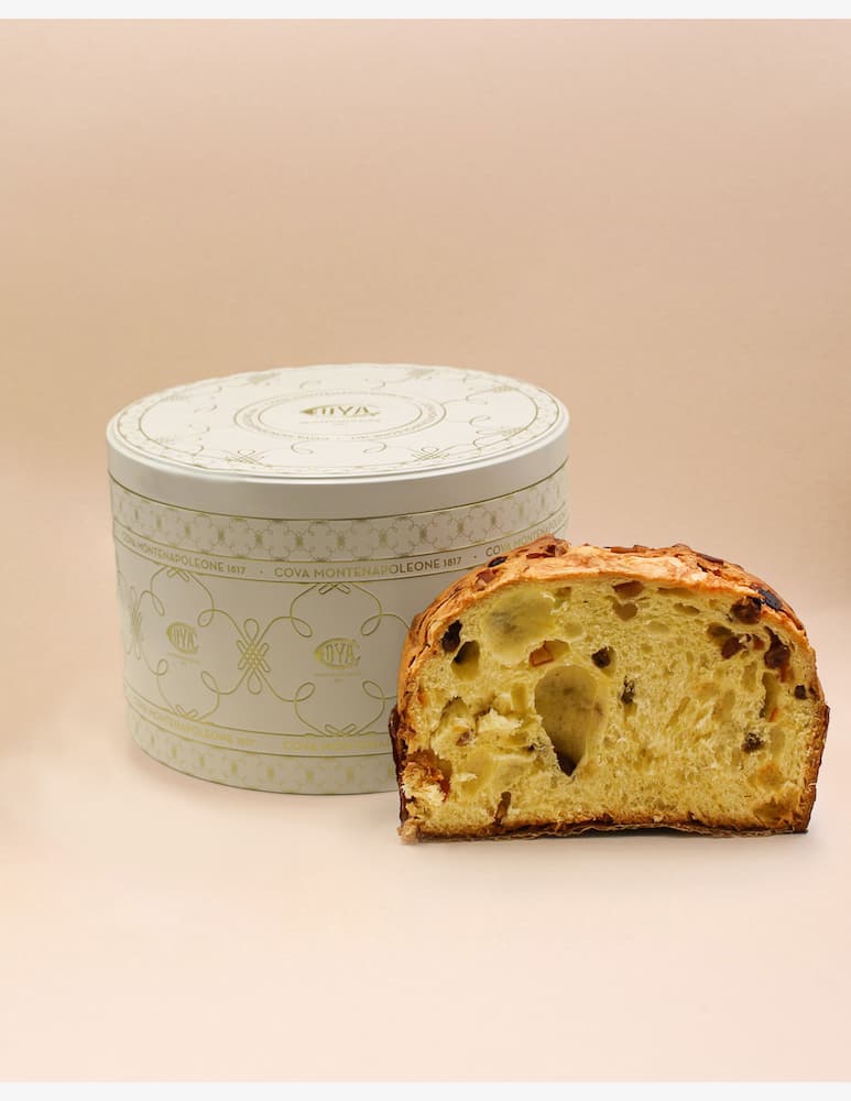 Pasticceria Cova Montenapoleone Panettone Tradizionale Latta Avorio 750g - immagine 2 Pasticceria Cova Montenapoleone Panettone Tradizionale Latta Avorio 750g - immagine 2