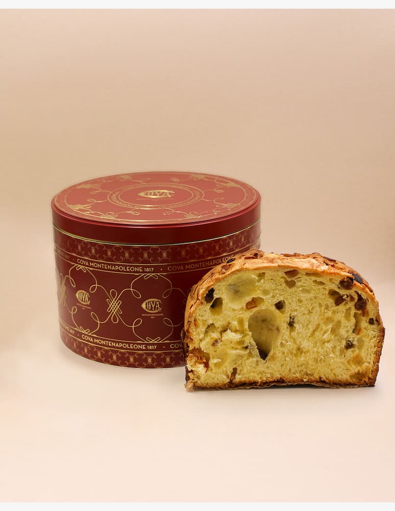 Pasticceria Cova Montenapoleone Panettone Tradizionale Latta Rossa 750g - immagine 2 Pasticceria Cova Montenapoleone Panettone Tradizionale Latta Rossa 750g - immagine 2