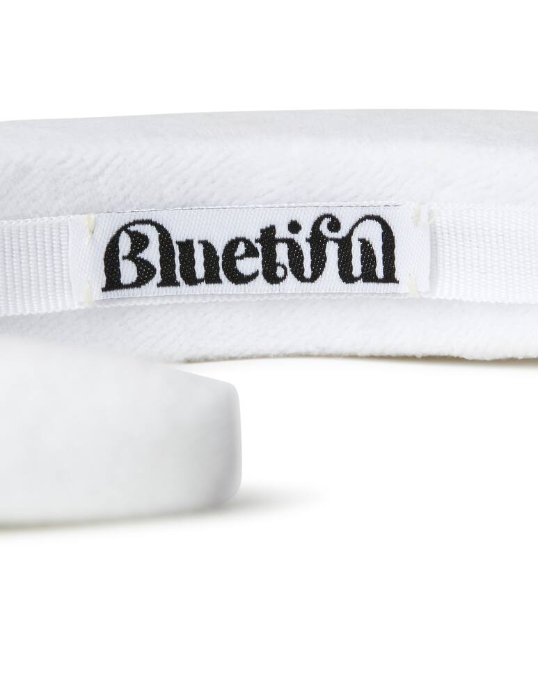 rinascente Bluetiful Milano White velvet padded headband