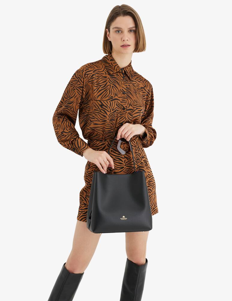 rinascente Cuoieria Fiorentina Alice smooth leather bucket bag