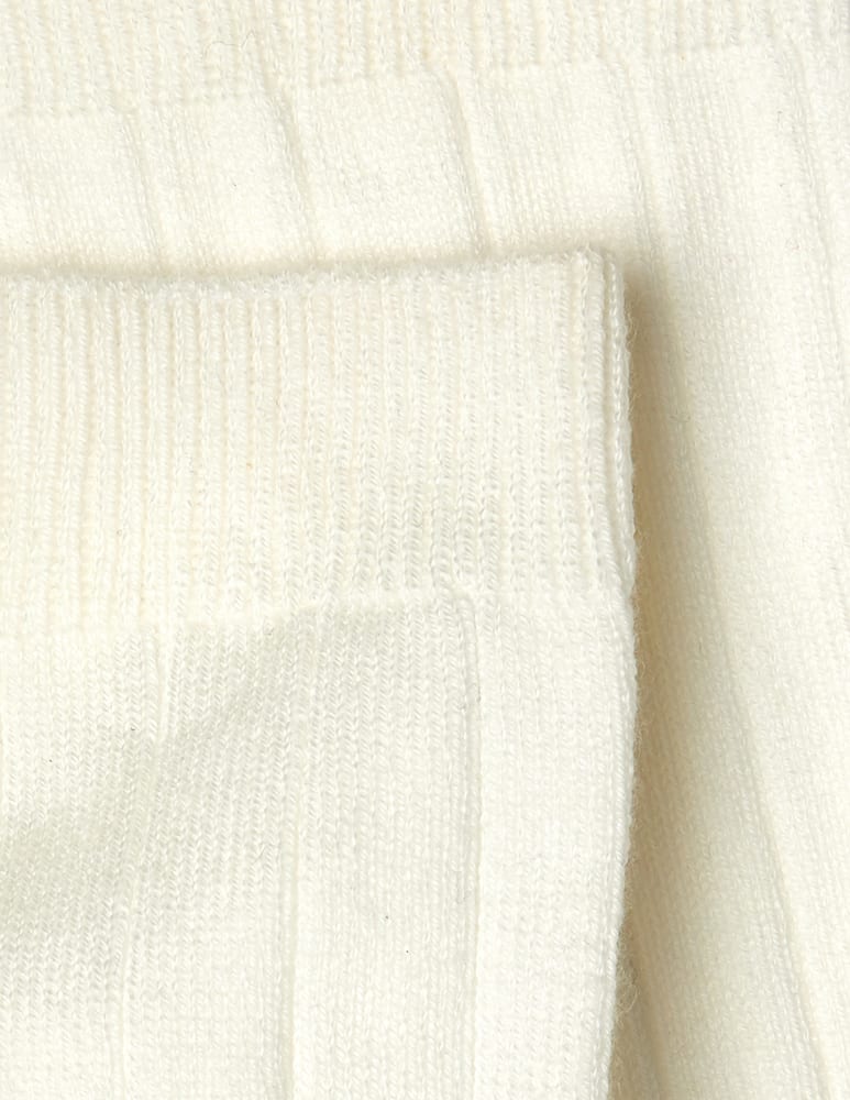 rinascente Story Loris Calza sportiva a coste  in cotone - bianco