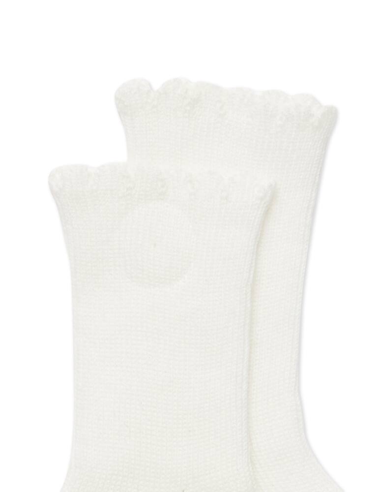 rinascente Story Loris Cotton profile short socks - white
