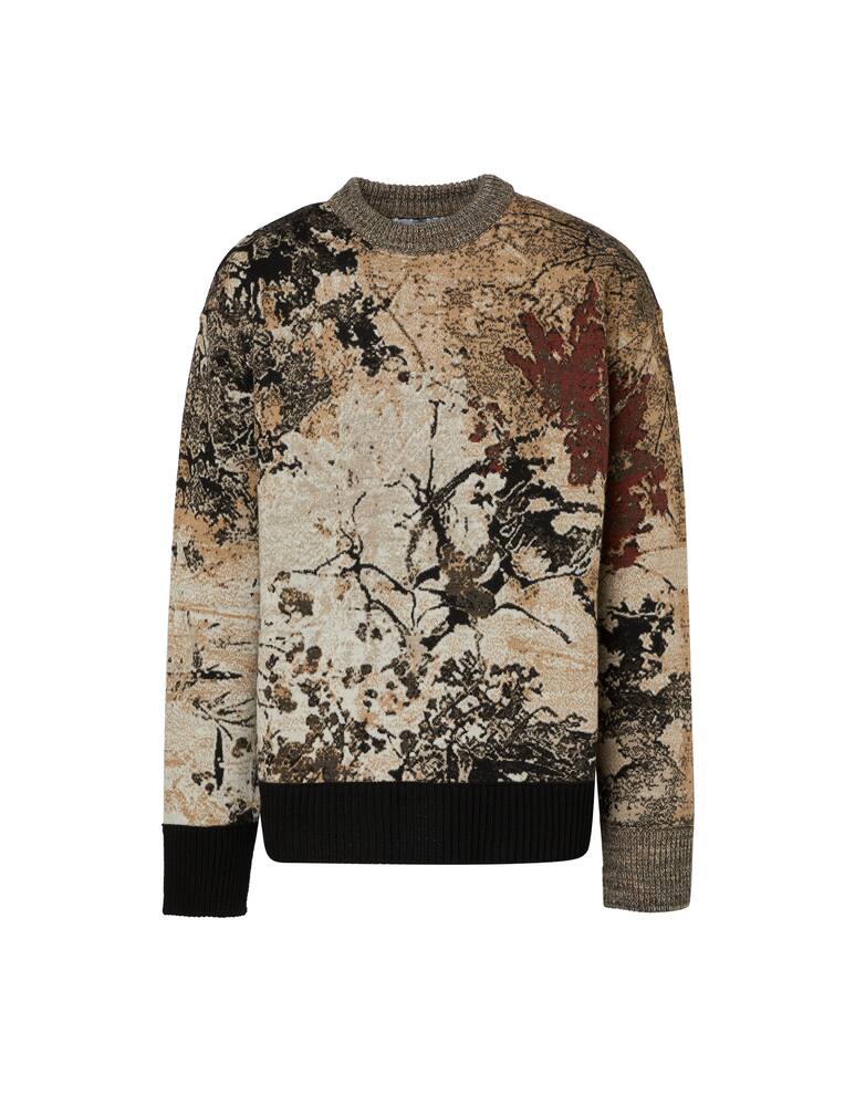 rinascente Bonsai Jaquard roundneck sweater