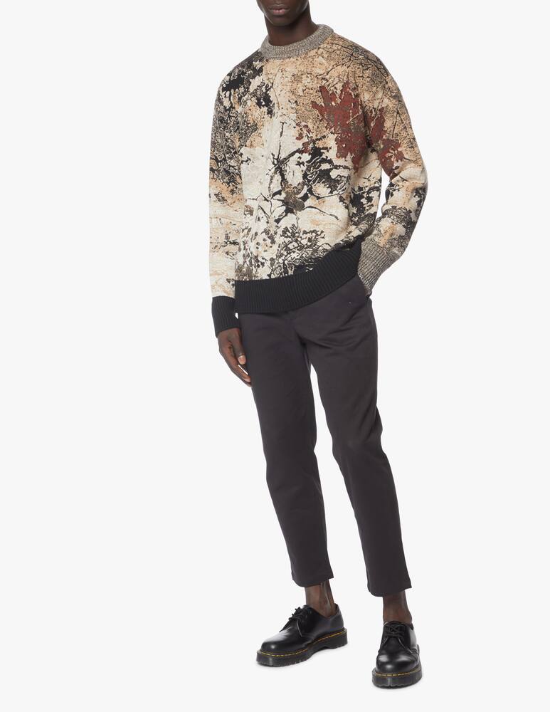 rinascente Bonsai Jaquard roundneck sweater