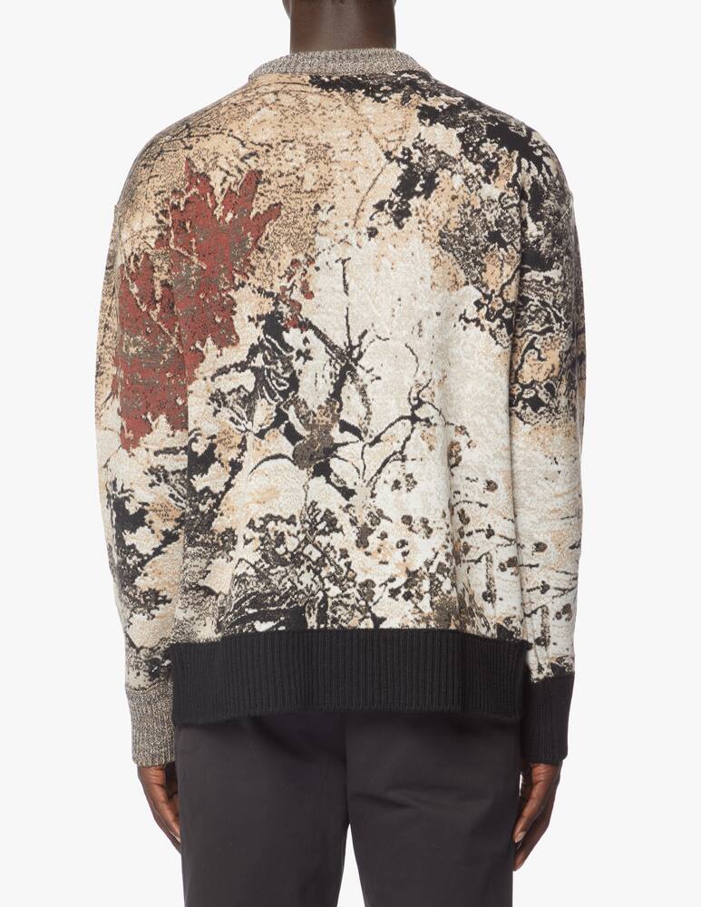 rinascente Bonsai Jaquard roundneck sweater
