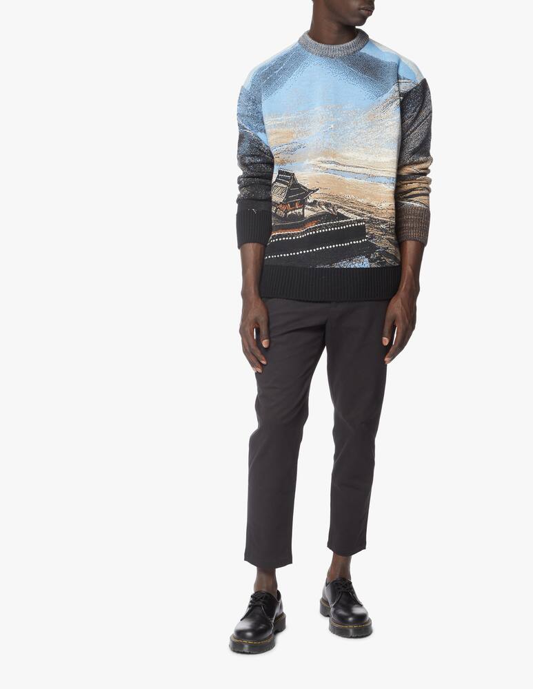 rinascente Bonsai Jaquard roundneck sweater