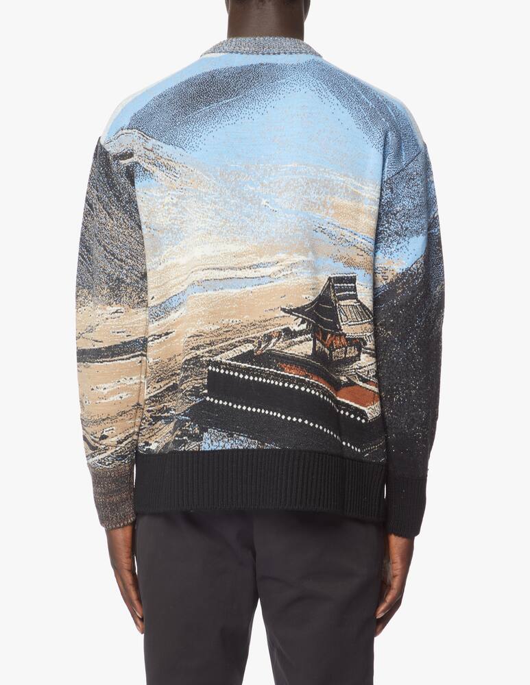 rinascente Bonsai Jaquard roundneck sweater