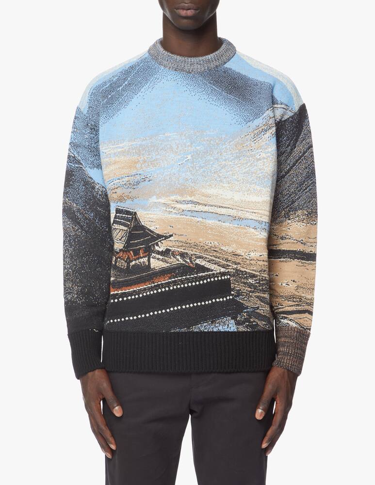 rinascente Bonsai Jaquard roundneck sweater