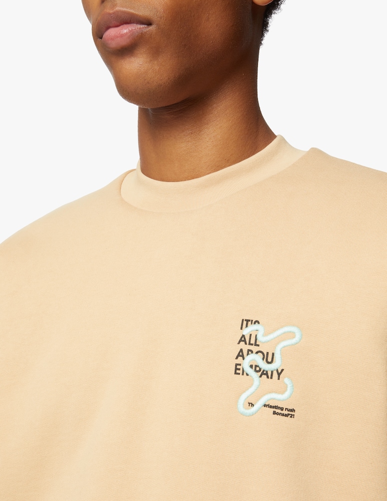 rinascente Bonsai Awerness padded sweatshirt